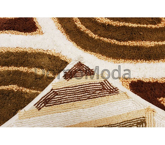 Коврик для ванной Indian Handmade Kayak RIS-BTH-5247 PINK-WHITE - высокое качество по лучшей цене в Украине изображение 3.